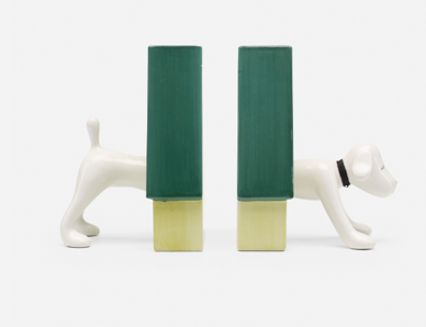 Yoshitomo Nara-PUPPY BOOKENDS, 2002