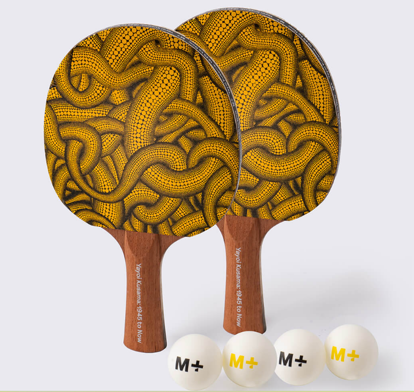 Yayoi Kusama- 'Sex Obsession' Table Tennis Racket (Complete Set of 2), 2022