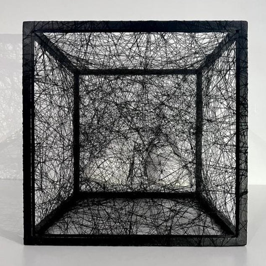 CHIHARU SHIOTA - Trauma/Alltag, 2010, Sculpture, 25x25x25cm
