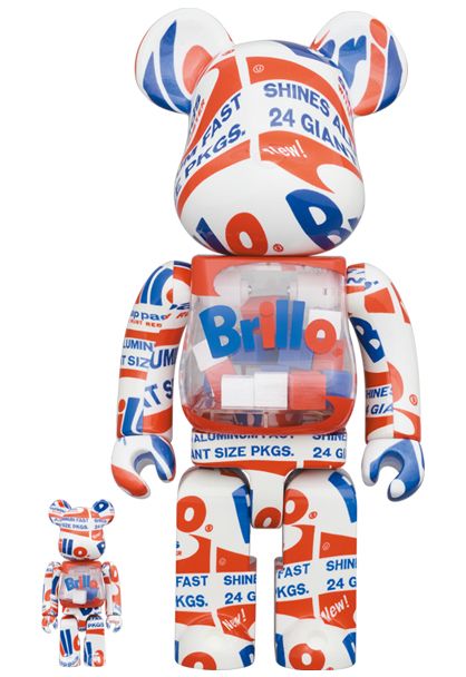 BE@RBRICK - Andy Warhol Brillo (400% + 100%), 2021