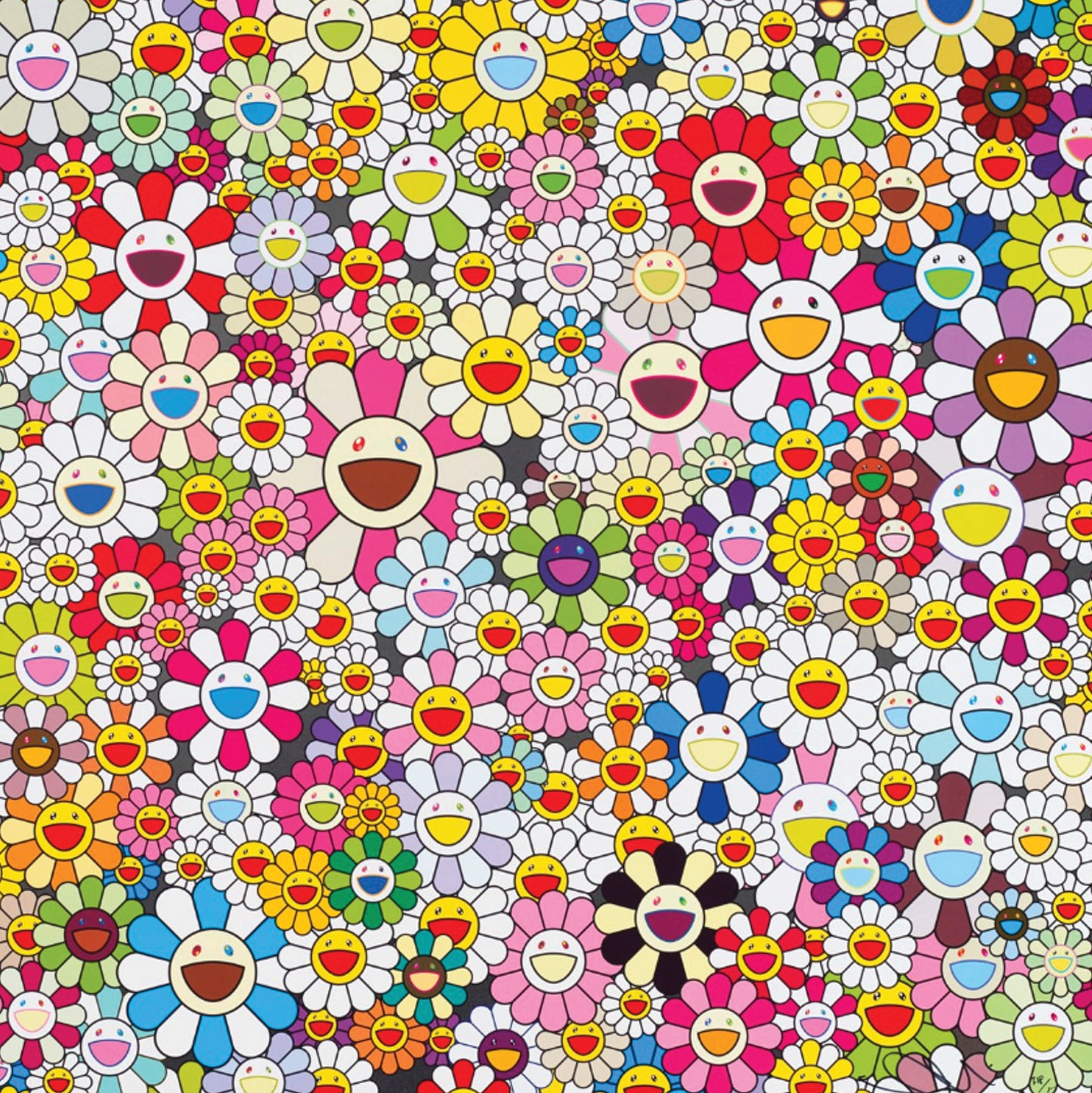 TAKASHI MURAKAMI - Flowers Blooming in This World and the Land of Nirvana No. 4 (300 Edition, Signed), 2013