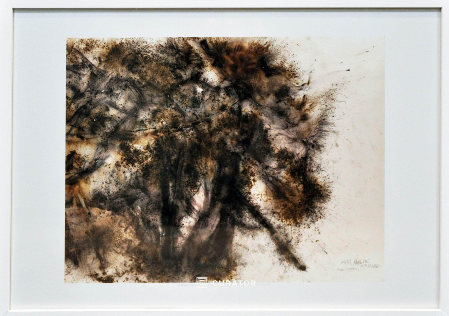 CAI GUO-QIANG - 'Flow Cypress' Exhibition Poster (Framed), 2019