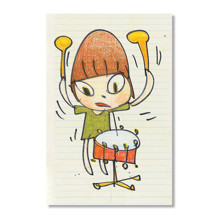 YOSHITOMO NARA - Banging the Drum Poster, 2020