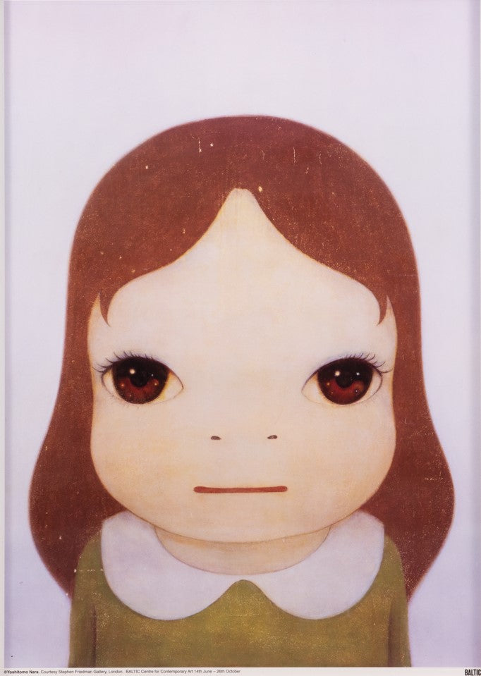 YOSHITOMO NARA - Cosmic Girl, Eyes Open and Close (Framed), 2008