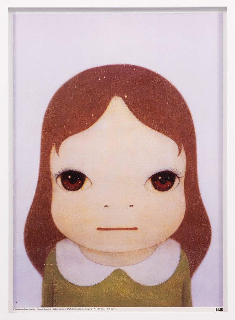 YOSHITOMO NARA - Cosmic Girl, Eyes Open and Close (Framed), 2008
