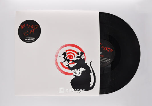 BANKSY - Dirty Funker - Future Radar Rat Vinyl Record (500 Edition, White Cover), 2008