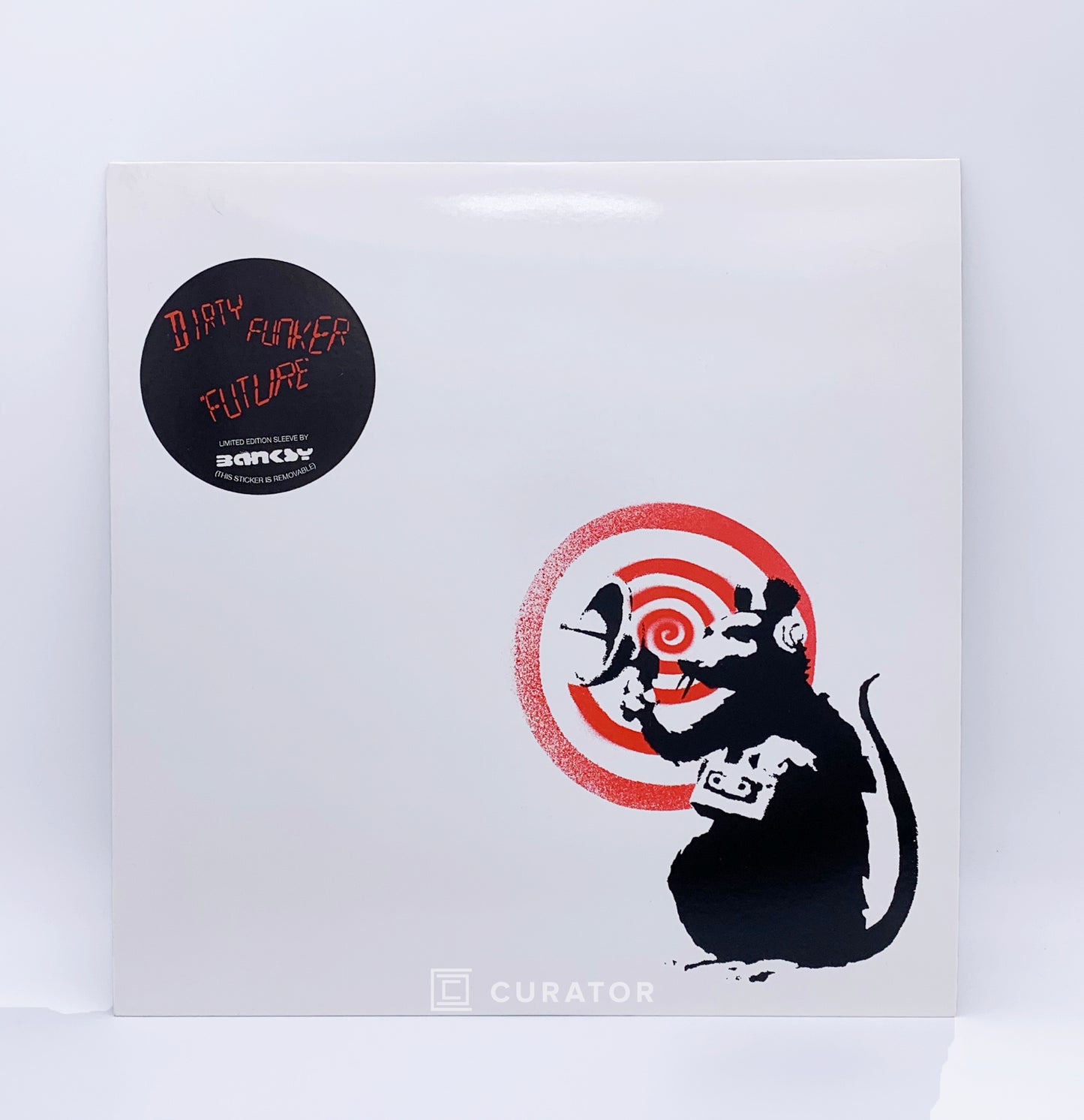 BANKSY - Dirty Funker - Future Radar Rat Vinyl Record (500 Edition, White Cover), 2008