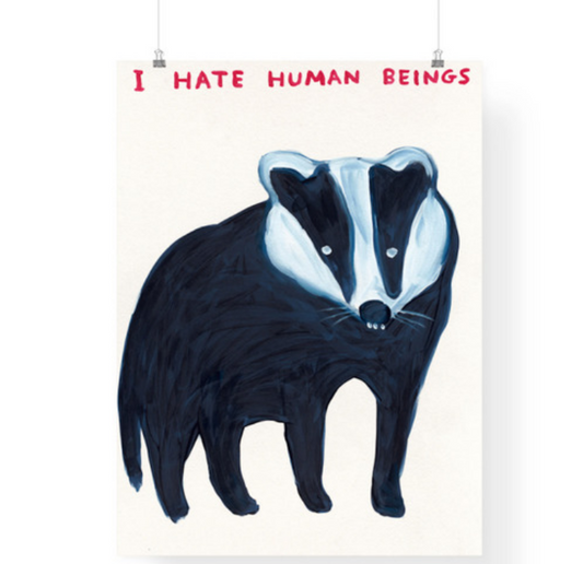 David Shrigley-I HATE HUMAN BEINGS, 2021
