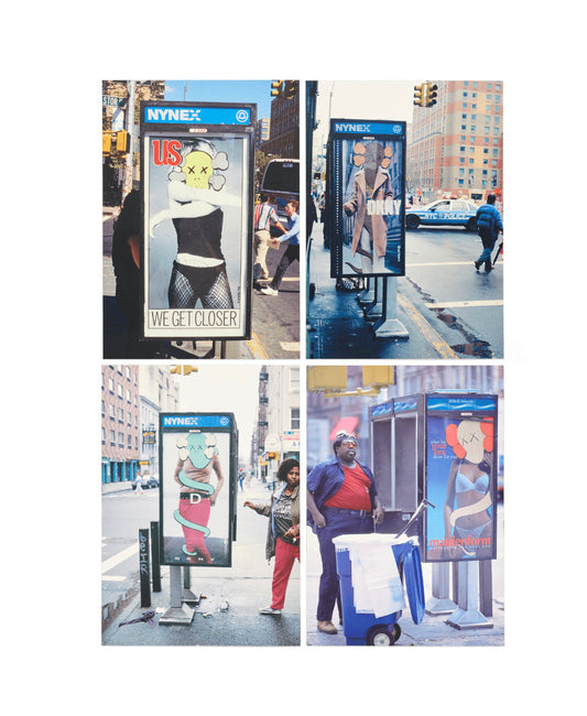 KAWS x NGV Postcard (Phone Shelters) (Set of 4) , 2019