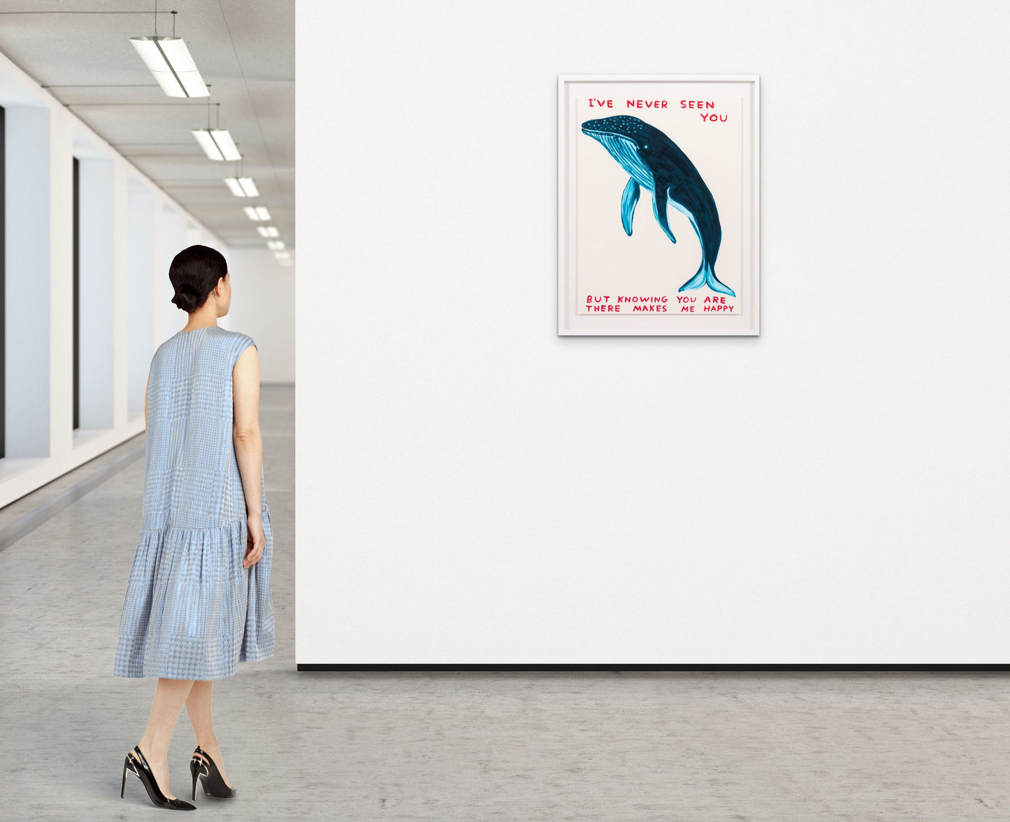 DAVID SHRIGLEY - I've Never Seen You (Signed and Framed), 2020