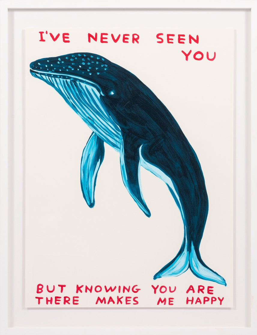 DAVID SHRIGLEY - I've Never Seen You (Signed and Framed), 2020