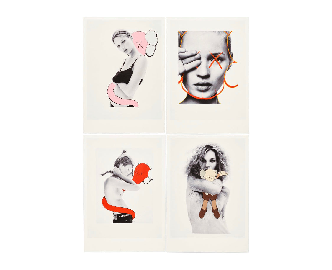 KAWS x NGV Postcard (Kate Moss) (Set of 4), 2019