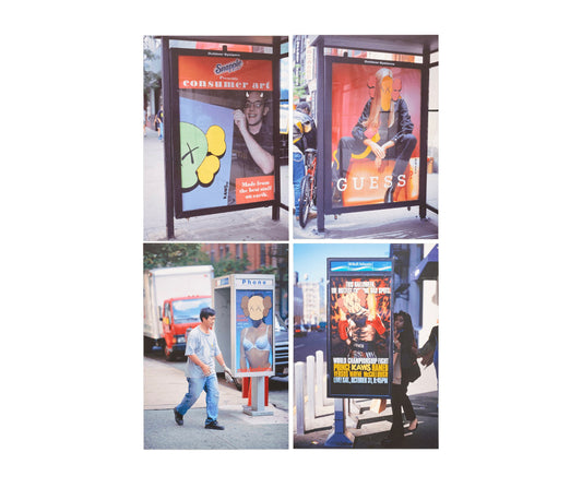 KAWS x NGV Postcard (Bus Shelters) (Set of 4), 2019