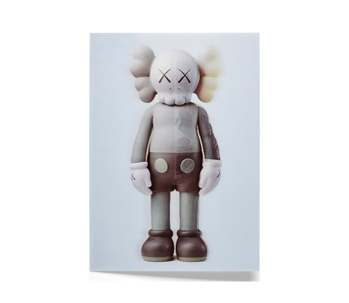 KAWS x NGV Lenticular Postcard (Grey), 2019