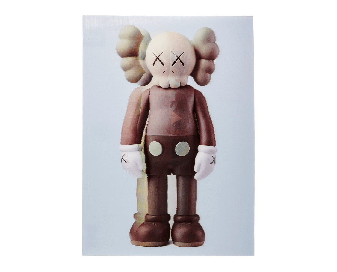KAWS x NGV Lenticular Postcard (Brown), 2019