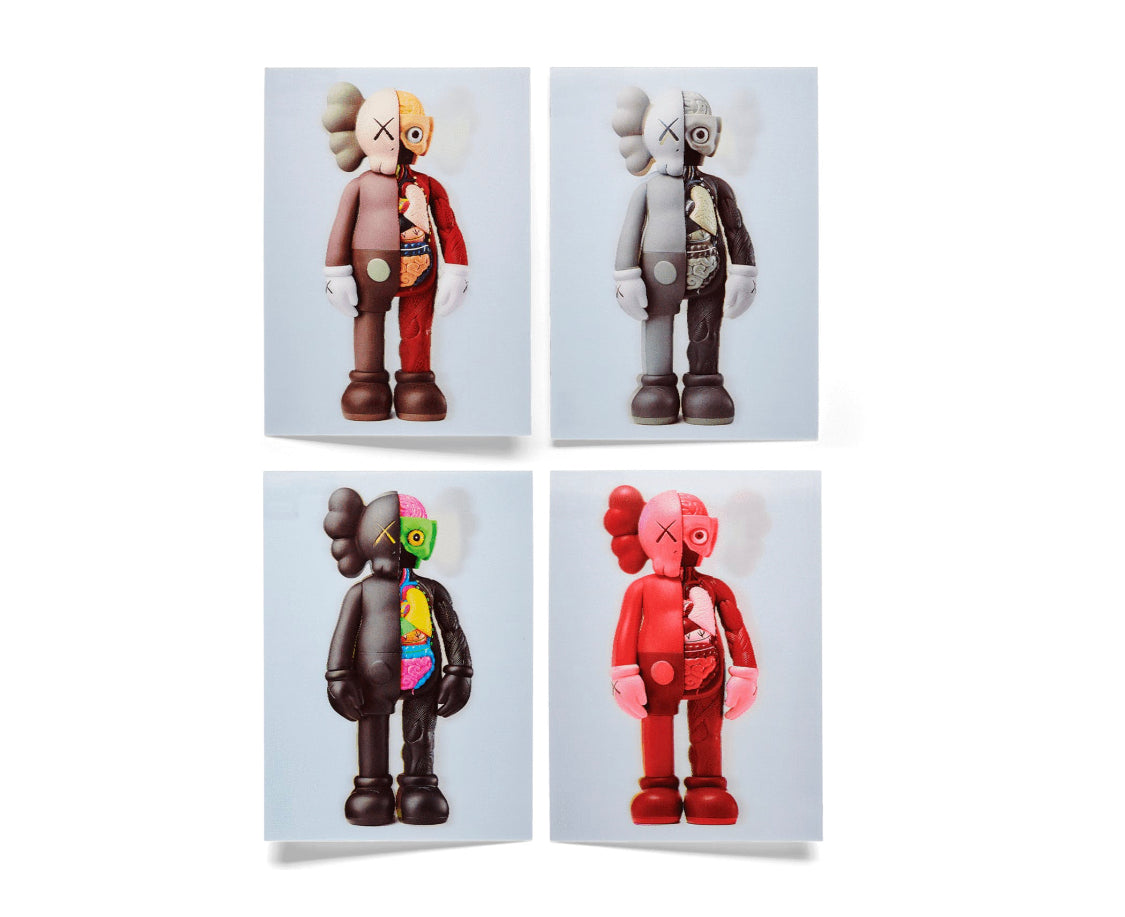 KAWS x NGV Lenticular Postcard (Set of 4), 2019