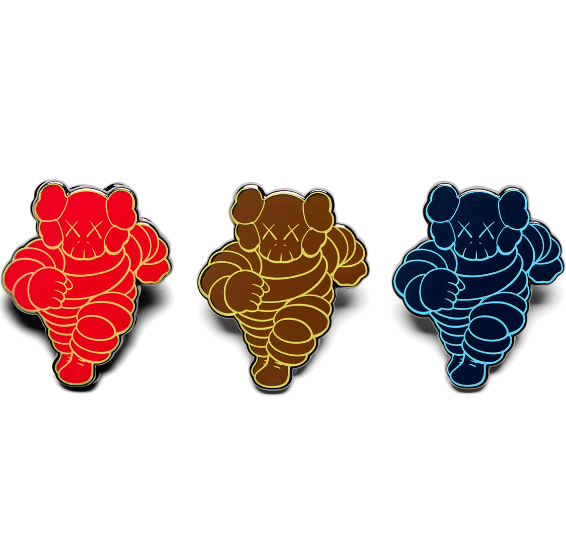 KAWS x NGV Chum Pin (Dark Colour) (Set of 3), 2019