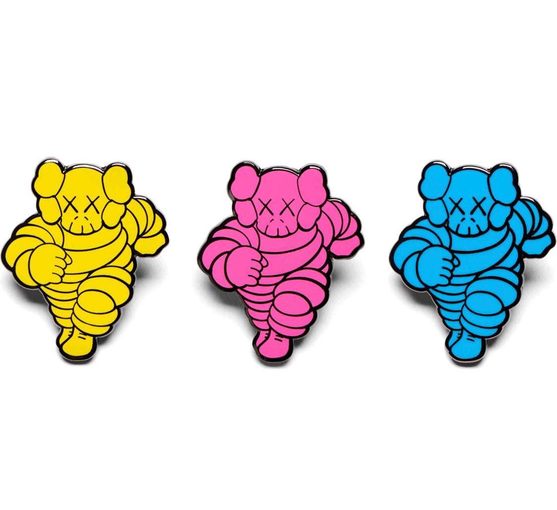 KAWS x NGV Chum Pin (Light Colour) (Set of 3), 2019