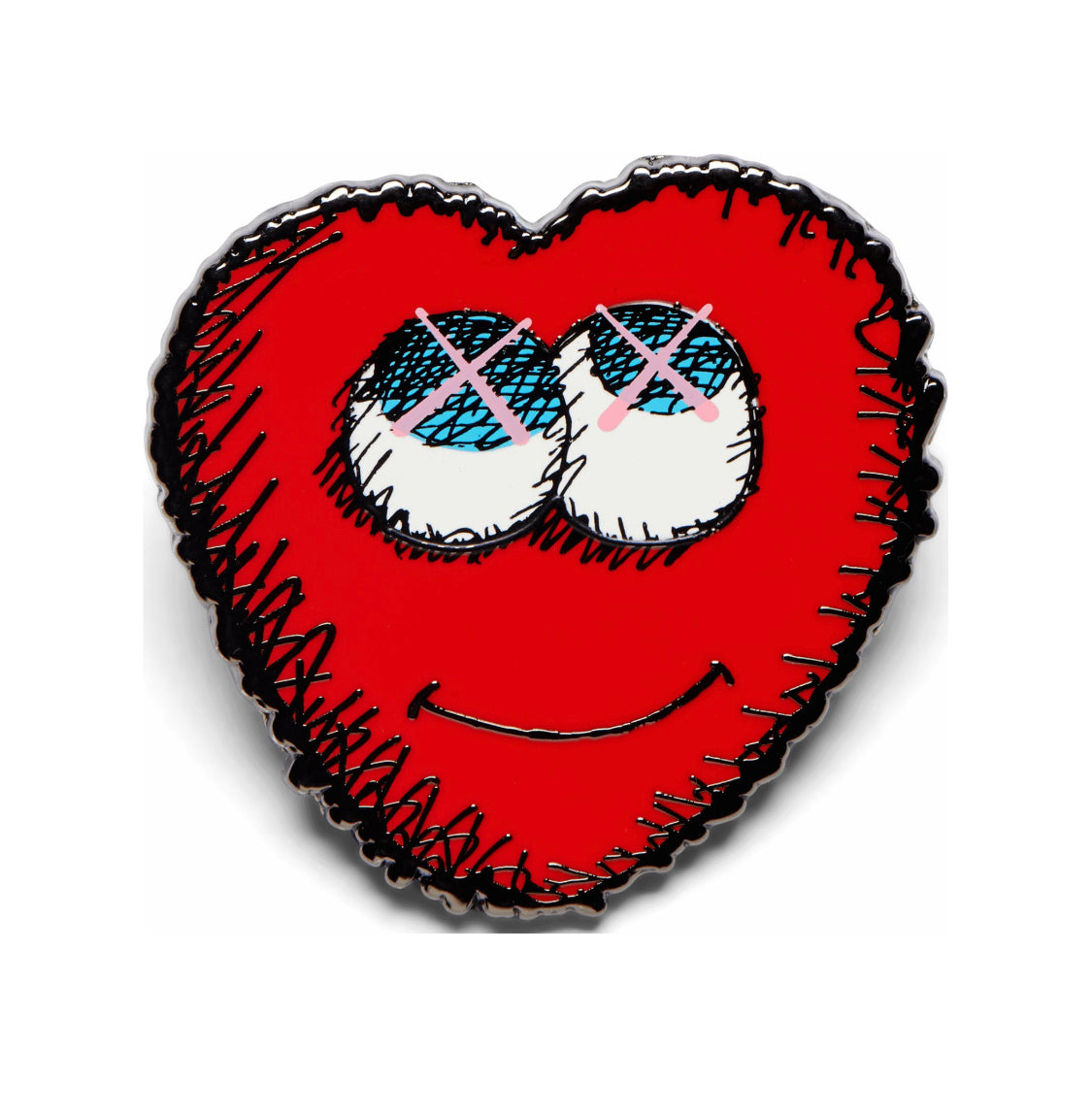 KAWS x NGV Heart Pin, 2019