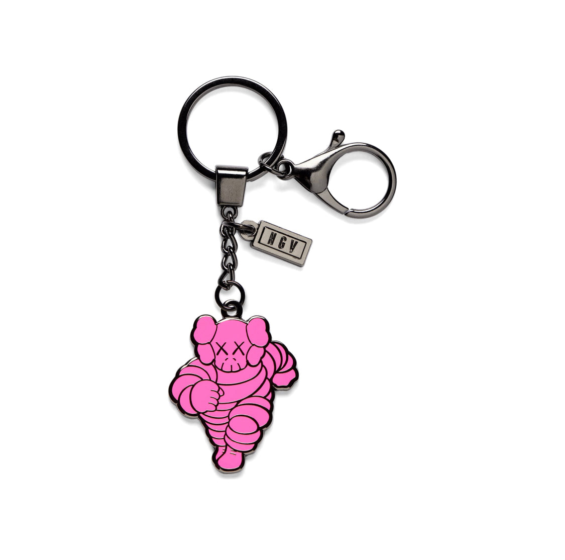 KAWS x NGV Chum Keychain (Blue, Pink, Yellow), 2019
