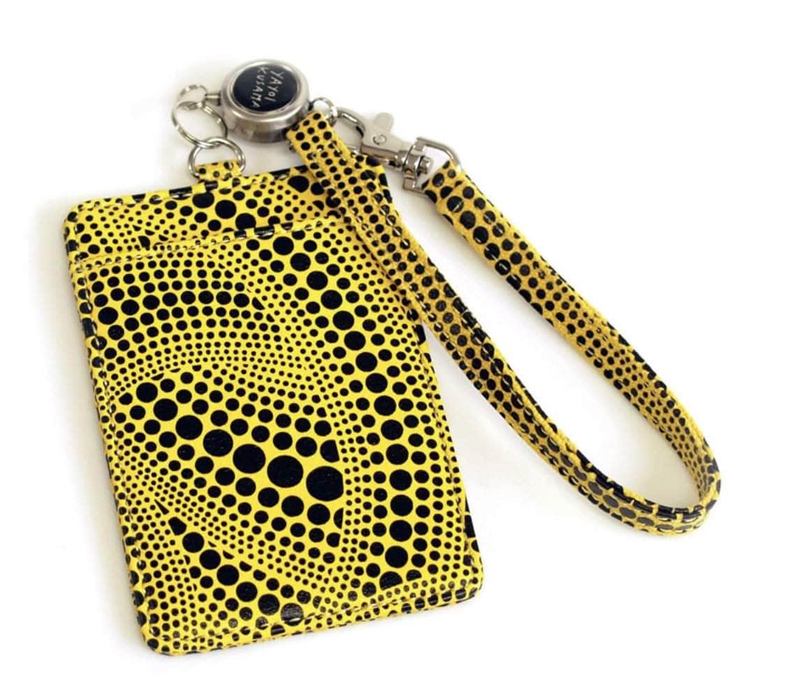 YAYOI KUSAMA - "Yellow Tree" ID Card Pass Case, 2017