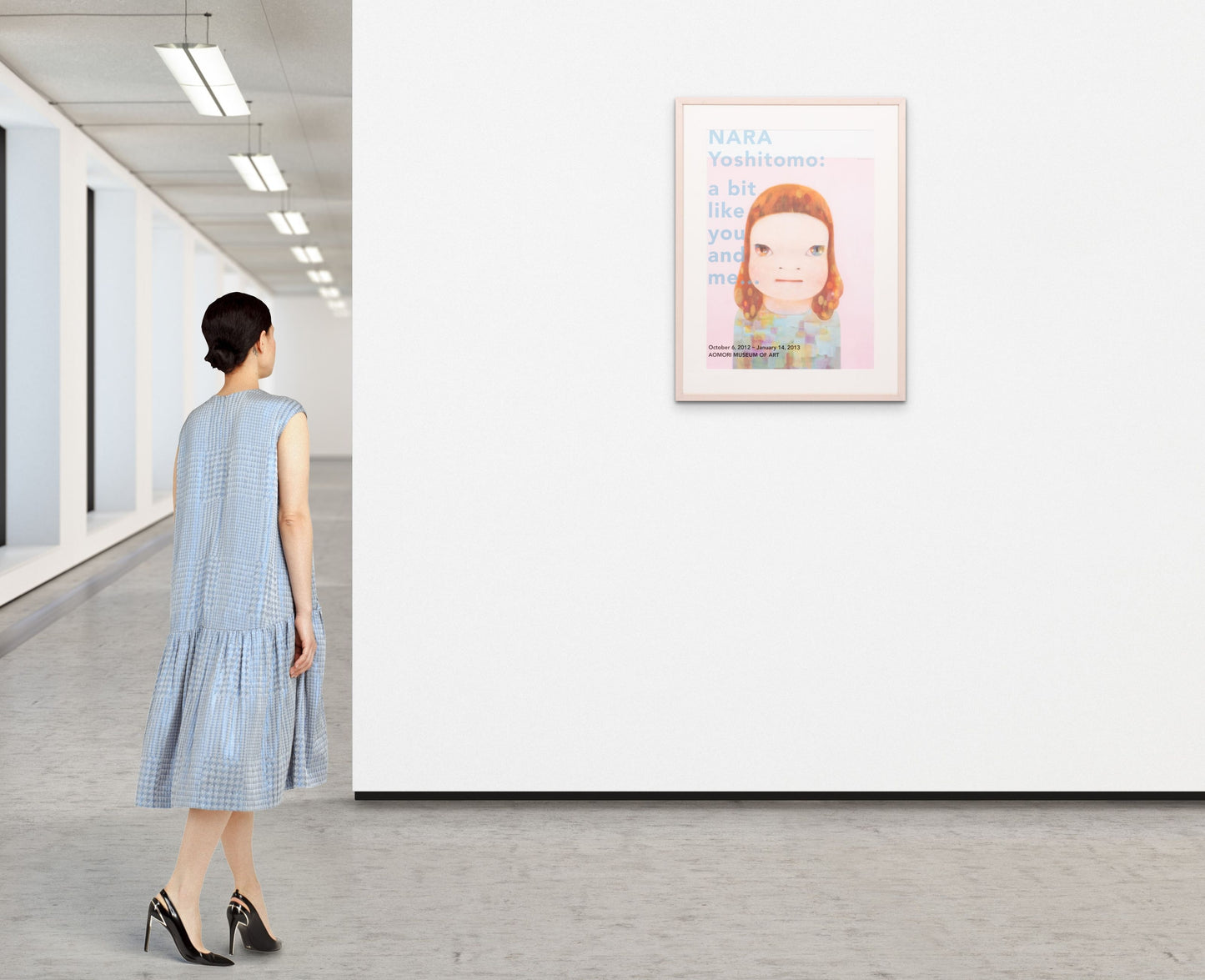 YOSHITOMO NARA - Poster of Miss Spring (Framed), 2012