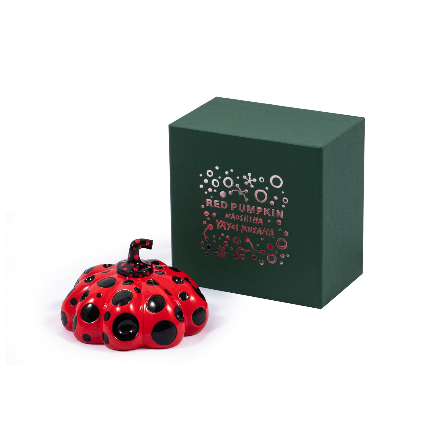 YAYOI KUSAMA - Naoshima Pumpkin (Red and Black), 2019