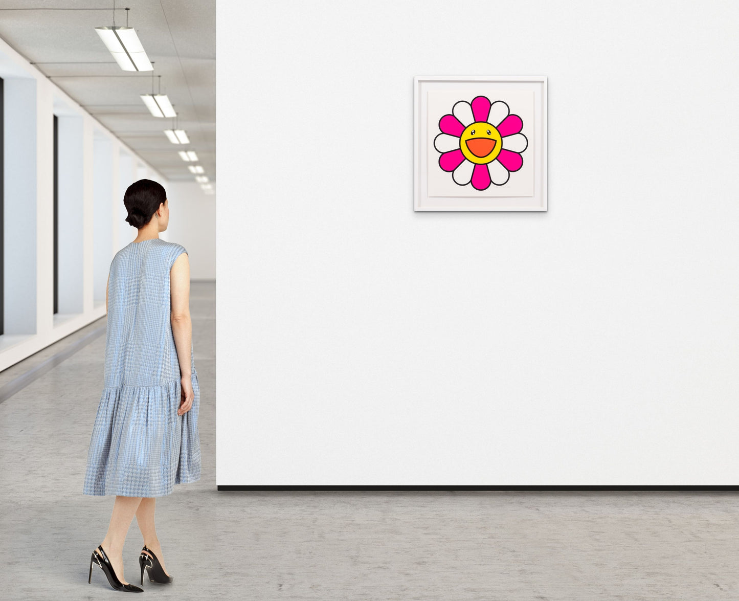 TAKASHI MURAKAMI - Pinky Chan (100 Edition, Signed and Framed), 2020