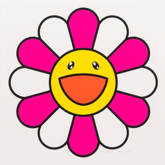 TAKASHI MURAKAMI - Pinky Chan (100 Edition, Signed and Framed), 2020