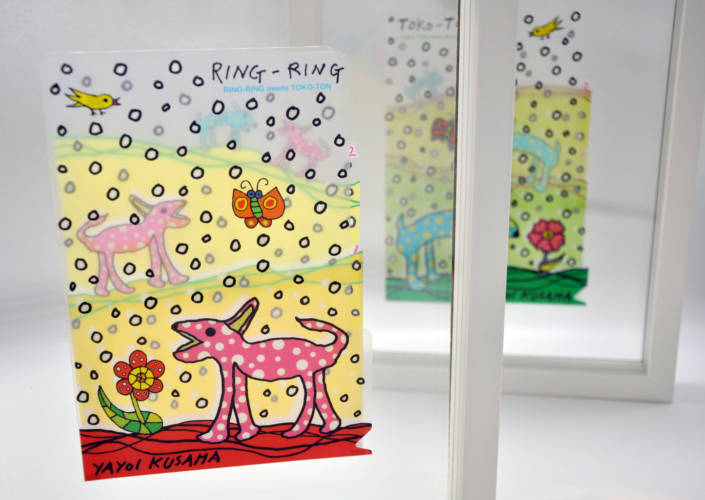 YAYOI KUSAMA - Ring-Ring Meets Toko-Ton (Framed)