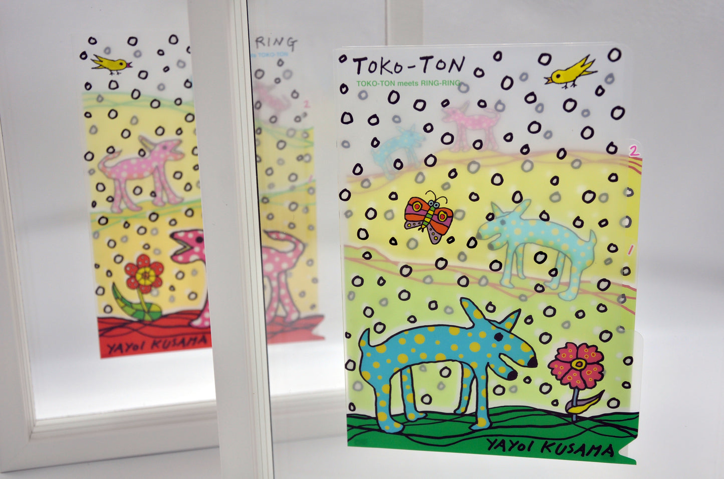 YAYOI KUSAMA - Ring-Ring Meets Toko-Ton (Framed)