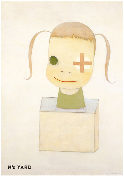 YOSHITOMO NARA - N's YARD Poster - Sorry Couldn't Draw the Left Eye! (B2 Size)
