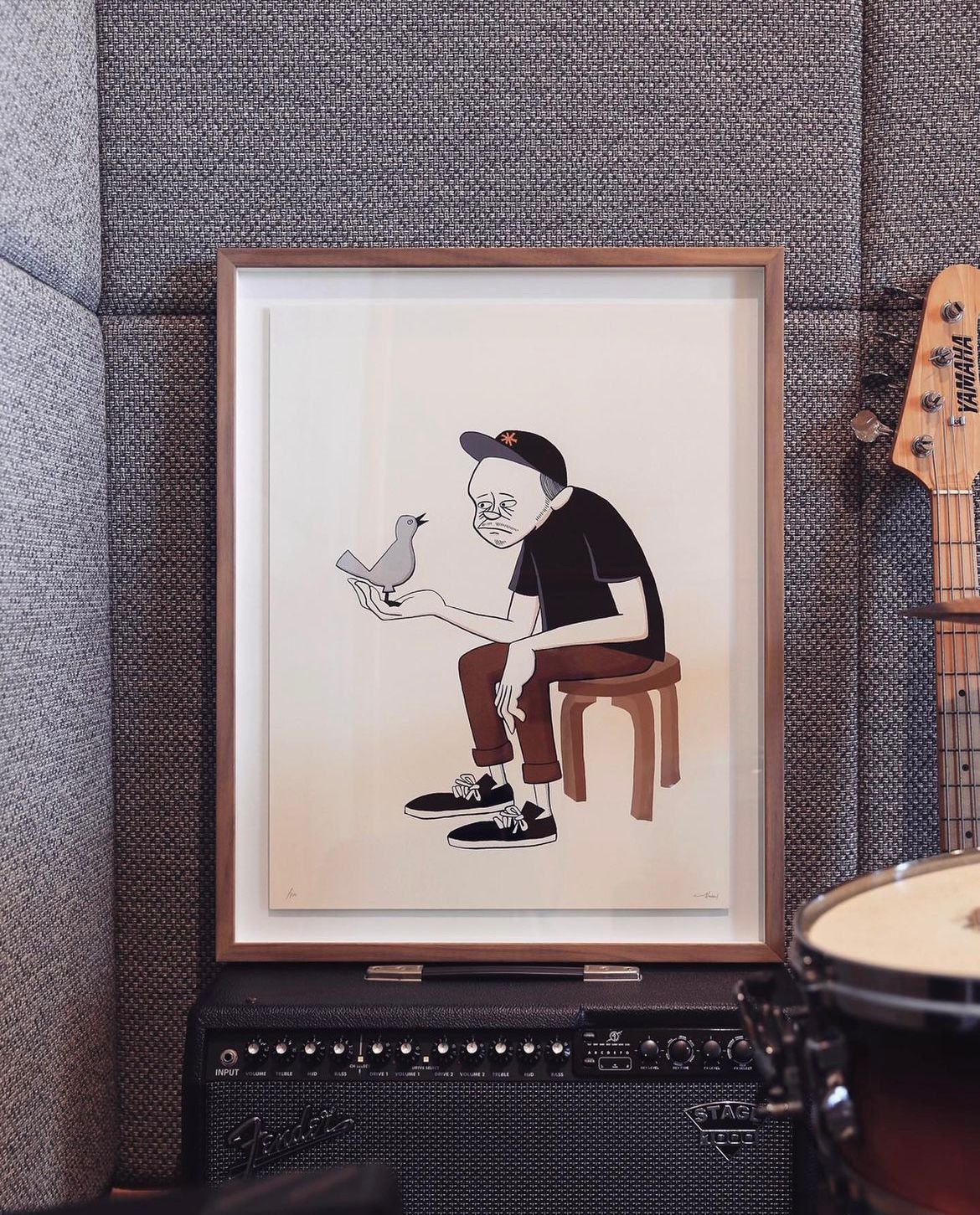 Yusuke Hanai-We will fly again(Signed and Framed), 2021