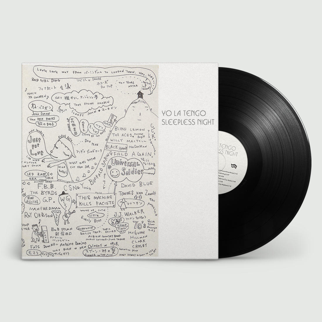 YOSHITOMO NARA - Yo La Tengo Sleepless Night Vinyl Record, 2020