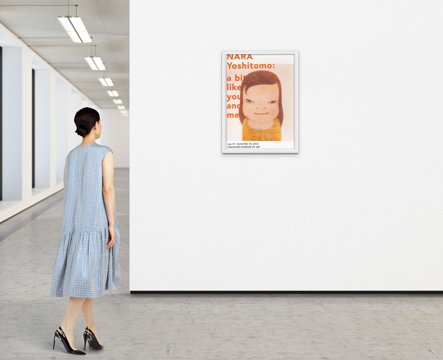 YOSHITOMO NARA - Poster of NARA Yoshitomo: a bit like you and me (Framed), 2012