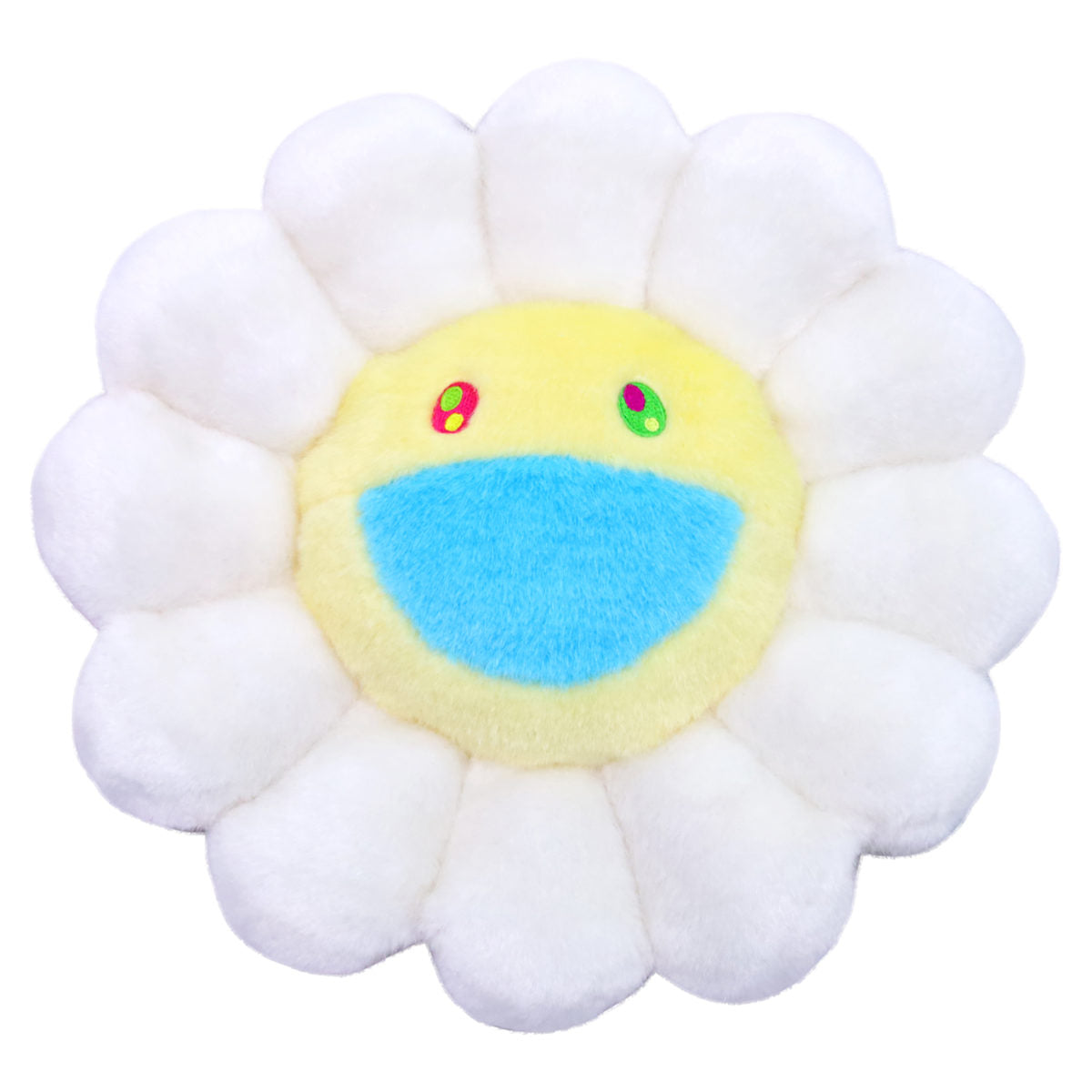 TAKASHI MURAKAMI - Flower Cushion 60 cm (White), 2020