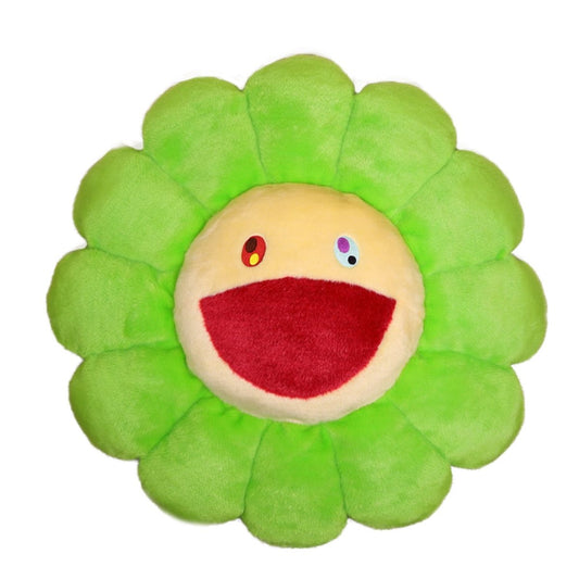 TAKASHI MURAKAMI - Flower Cushion 30 cm (Green), 2020