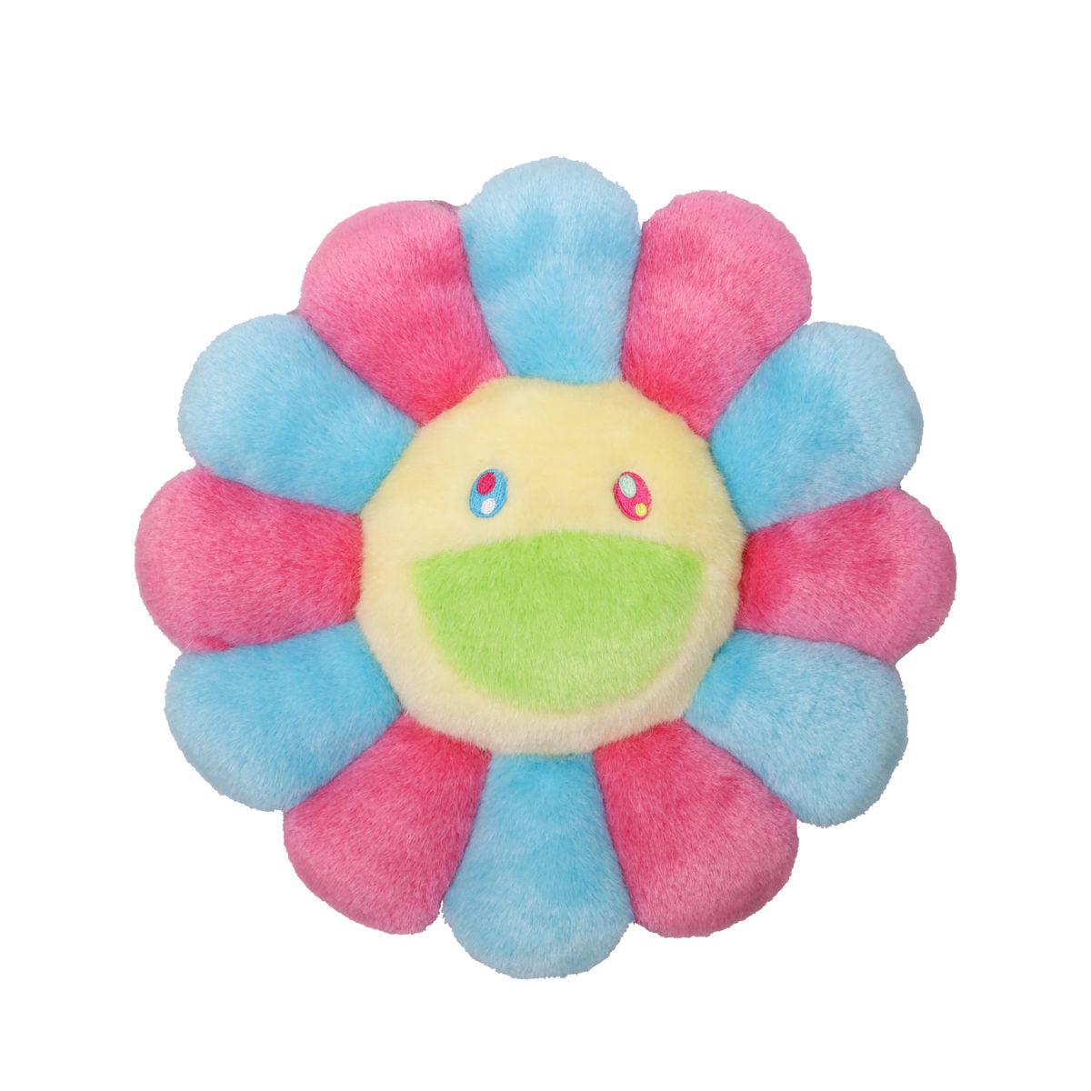 TAKASHI MURAKAMI - Flower Cushion 30 cm (Pink and Blue), 2020