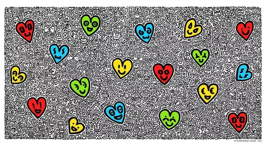 MR. DOODLE - HeartLand, (300 Edition, Signed) 2020