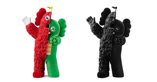 KAWS - KAWS KACHAMUKKU Vinyl Figure Green/Red and Black Set, 2022