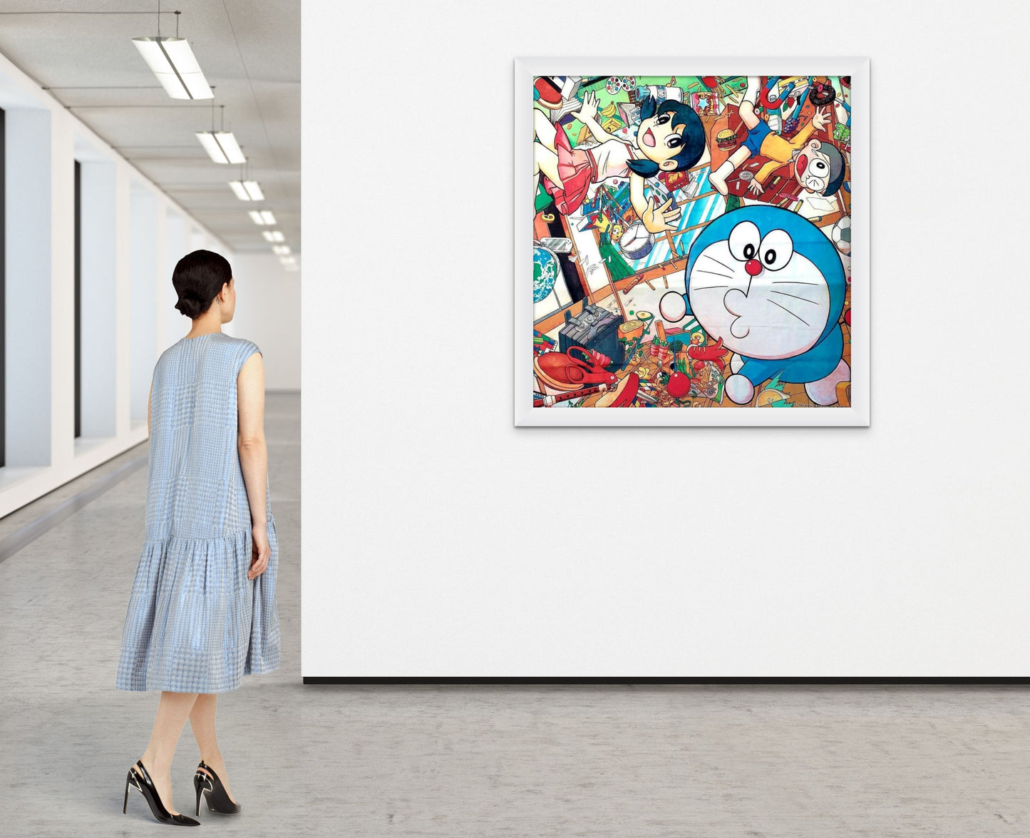 MR. x Doraemon Fabric Print (Tokyo Exclusive), 2017