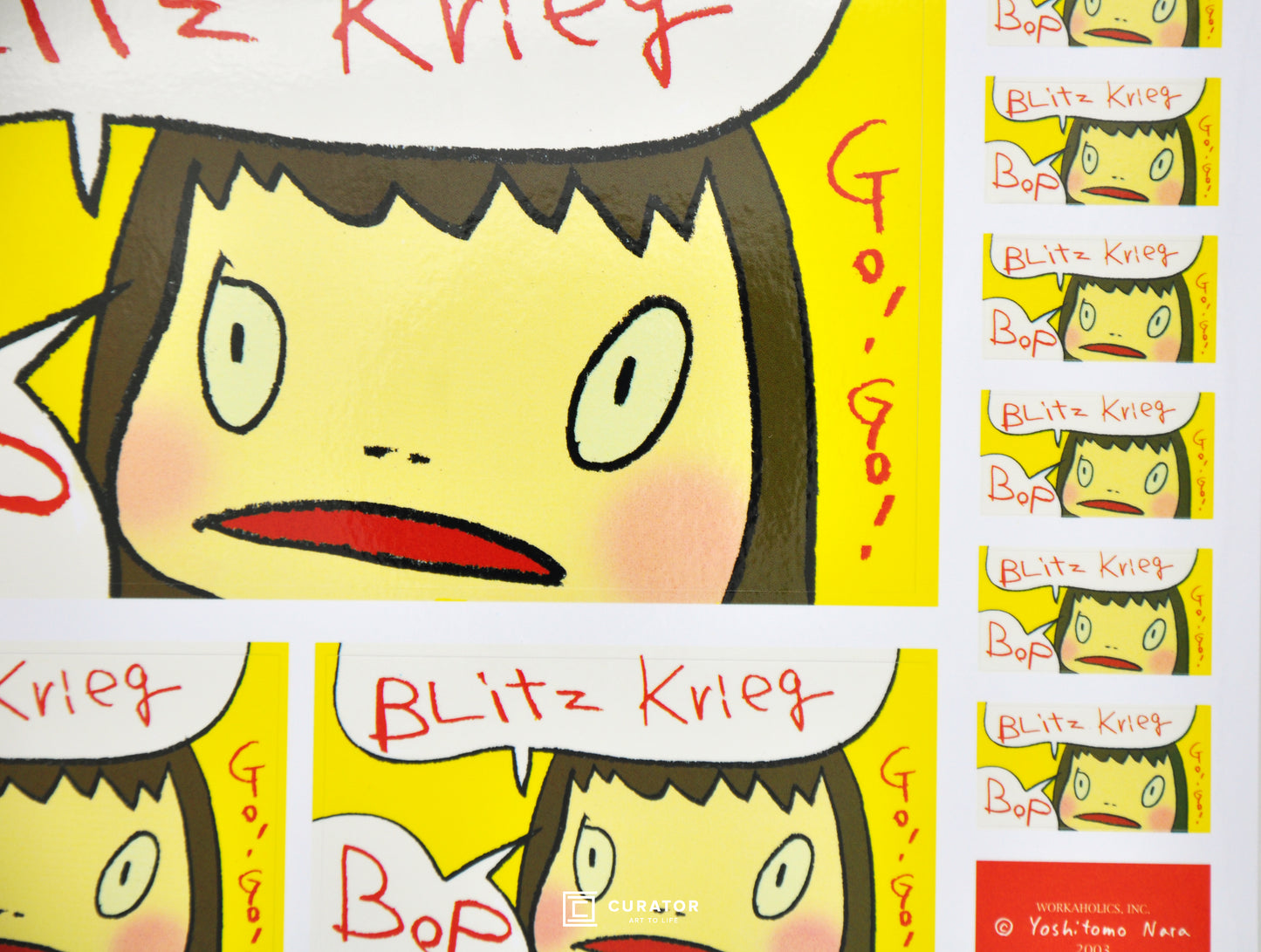 YOSHITOMO NARA - Blitz Krieg Sticker