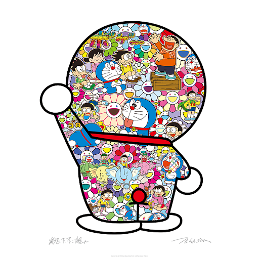 TAKASHI MURAKAMI - Doraemon's Daily Life (1000 Edition, Signed), 2018