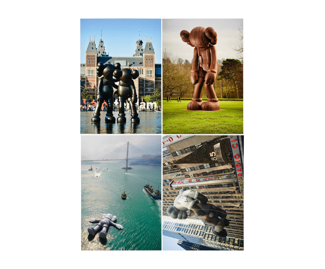 KAWS x NGV Postcard (Monumental Sculptures) (Set of 4), 2019