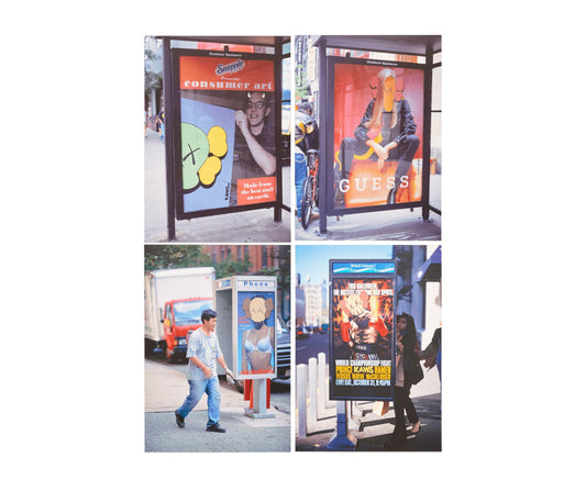KAWS x NGV Postcard (Bus Shelters) (Set of 4), 2019