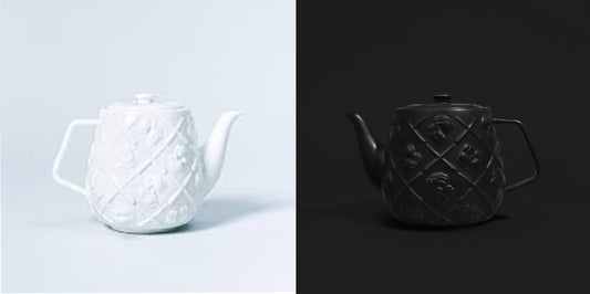 KAWS - Teapot Set (Black and White), 2020