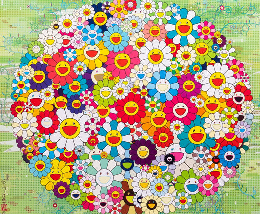 TAKASHI MURAKAMI - Open Your Hands Wide (300 Edition, Signed & Framed), 2010