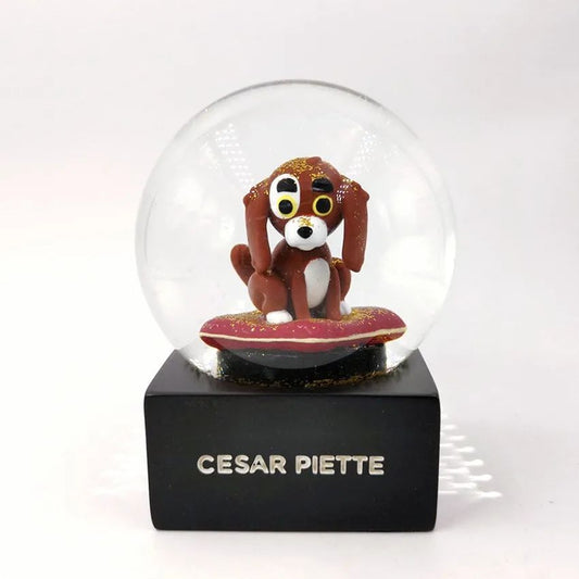 CESAR PIETTE - The Modern Puppy Snow Globe, 2020