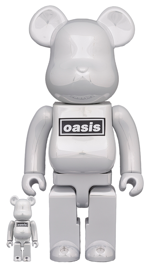 BE@RBRICK - Oasis White Chrome (400% + 100%), 2021