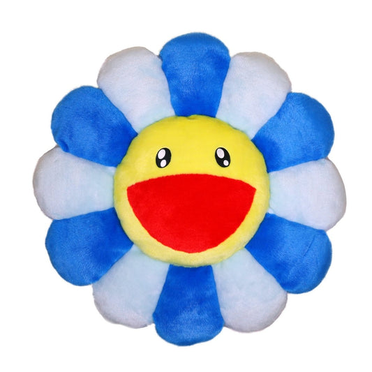TAKASHI MURAKAMI - Flower Cushion 30 cm (Blue), 2020